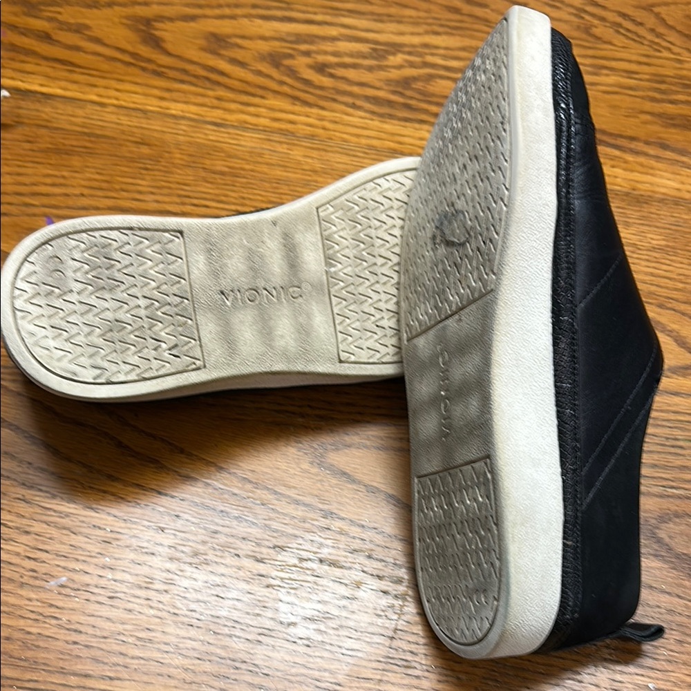 Vionic Black Slip-On Sneakers - Picture 7 of 8